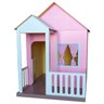 Casinha de Brinquedo Infantil de Madeira MDF com Cercado e Telhado - 2