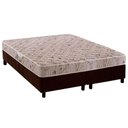 Ver imagem 1 de Conjunto Box Queen: Colchão Espuma Herval D28 St .louis + Base Crc Suede Brown(158x198)