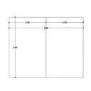 Ver imagem 3 de Conjunto Sala de Reunião Mesa 3,20m Painel P/ Tv Preto F5 Cor:preto