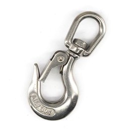Mosquetão Gancho com Destorcedor Inox 6mm - 3