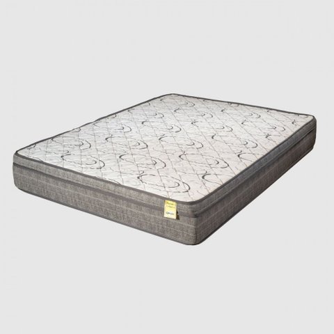 Colchão Casal Apolospuma De Espuma D-45 Dreemy Mega 138x188x25cm Cinza Com Branco ApoloSpuma