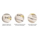Ver imagem 5 de Bicama Solteiro Elza c/Auxiliar Nature/Off White - Cimol