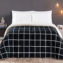 Ver imagem 3 de Edredom Coberdrom Austim Queen Original Sherpa e Manta - Preto