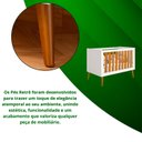 Ver imagem 5 de Berco Noah Retro Branco Fosco com Savana - Moveisaqui