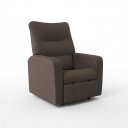 Ver imagem 5 de Poltrona do Papai Reclínavel Matrix Suede - Élpis Móveis - Marrom
