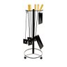 Suporte e Kit Lareira e Fogão a Lenha Aço Carbono 80x35cm - 1