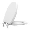 Assento Sanitário Polipropileno Soft Close Universal Oval Solution Branco - 2