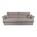 Ver imagem 5 de Sofá Retrátil Reclinável 2,30m Nivus Marrom c/ Molas Ensacadas - King House