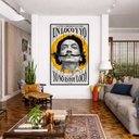 Ver imagem 4 de Quadro Canvas Dalí Retrato Vectorial 70x50cm Mold Preta