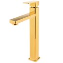 Ver imagem 3 de Torneira Bica Alta banheiro/lavabo/pia Luxo Dourado