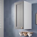 Ver imagem 1 de Armário Aéreo 1 Porta 30cm Arizona CabeCasa MadeiraOriginals Cinza/Branco
