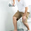 Ver imagem 6 de Alça Barra de Apoio Com Ventosa Acessivel Gestante Idosos Crianças Acessibilidade Porta Armario