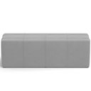 Ver imagem 5 de Puff Decorativo Living Sala de Estar 160 cm Roma W01 Suede Cinza - Lyam Lyam Decor