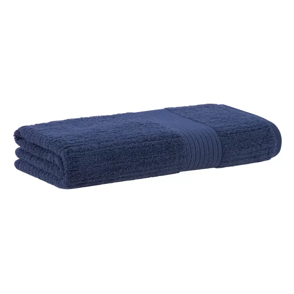 Toalha de Banho Fio Penteado Canelado Buddemeyer Azul