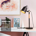 Ver imagem 2 de Luminária de Mesa 57cm Retrô Escandinava Articulada Metal Madeira Gimpo KJTD-687 + 1 Lâmpada 9W LED 