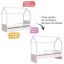 Ver imagem 3 de Cama Infantil Montessoriana Estilo Casinha Ccm010 Linha Infanto Branco Rosa Completa Móveis
