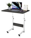 Ver imagem 1 de Mesa Mesinha Lateral Cama Multiuso Notebook Café Porta Copo:preto