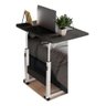 Mesa Mesinha Lateral Cama Multiuso Notebook Café Porta Copo:preto - 2