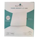 Ver imagem 4 de Luminária Plafon Borda Infinita Quadrada 24w Luz Neutra Gaya 9335 Painel Infinity Quadrado 24w