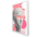 Ver imagem 1 de Quadro Decorativo Caixa Grego Arte Tacolado Moldura Caixa 3cm Madeira sem Vidro 40 X 60cm