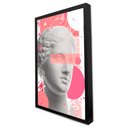 Ver imagem 2 de Quadro Decorativo Caixa Grego Arte Tacolado Moldura Caixa 3cm Madeira sem Vidro 40 X 60cm