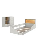 Ver imagem 1 de Quarto Infantil com Cama de Solteiro Montessoriana com Led e