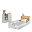Ver imagem 3 de Quarto Infantil com Cama de Solteiro Montessoriana com Led e