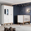 Ver imagem 5 de Berco Mini Cama e Guarda Roupa 4 P 2 G Confete Branco Jequitiba Hp Henn