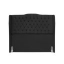 Ver imagem 2 de Cabeceira de Cama Box Casal 140 Cm Dubai Premium - Veludo Preto