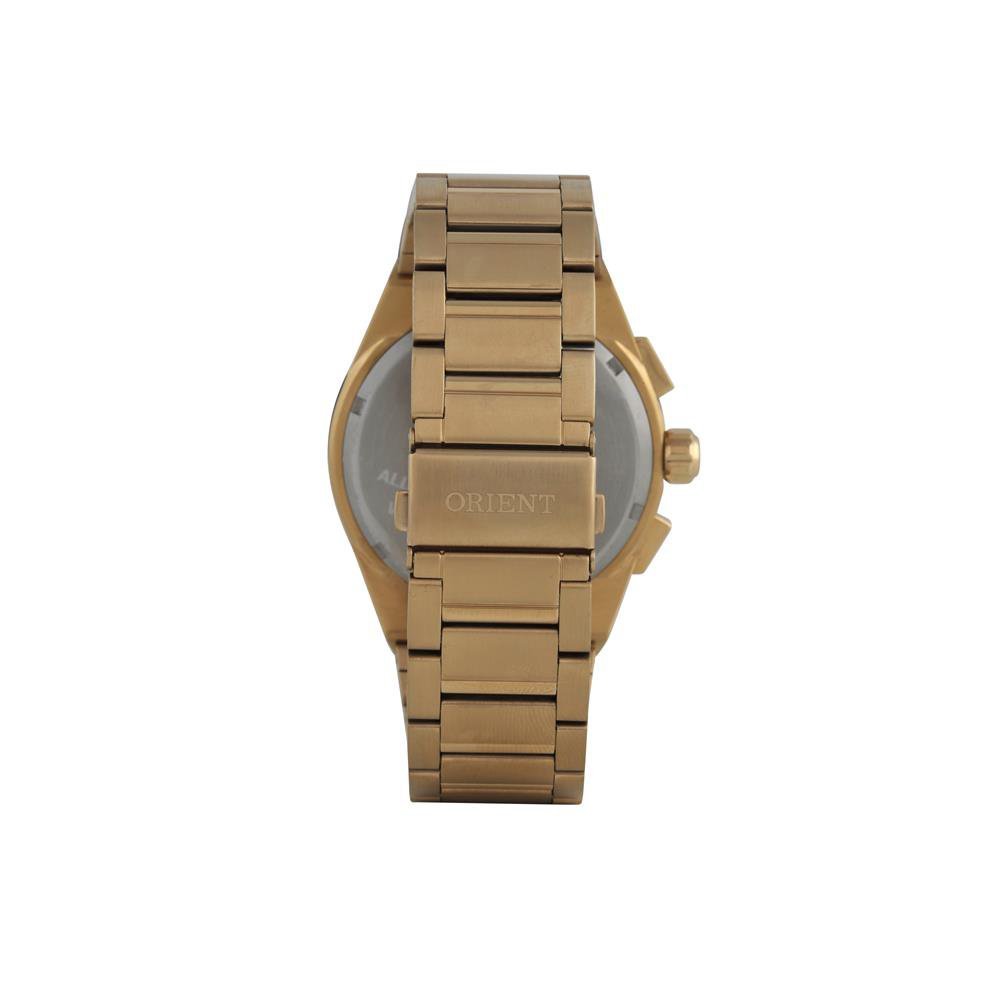 Relógio Orient Masculino Ref: Mgssc048 P1kx Cronógrafo Dourado Mgssc048-P1kx - 3