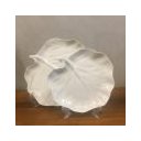 Ver imagem 1 de Travessa Em Cerâmica Artesanal Folha Rosa Dos Ventos – 02 Peças