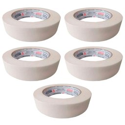 Kit 5 Fitas Crepe Uso Geral 24mm x 50m Adere - 1