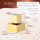 Ver imagem 3 de Acabamento para Registro Geral 50mm Dourado Brilhante Banheiro Quadrado Padrão Fabrimar 1.1/2" - 1.1