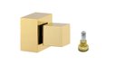Ver imagem 1 de Acabamento para Registro Geral 50mm Dourado Brilhante Banheiro Quadrado Padrão Fabrimar 1.1/2" - 1.1
