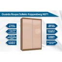 Ver imagem 2 de Guarda Roupas 2 Portas de Correr e 2 Gavetas N571 Branco/macadamia - Kappesberg