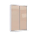 Ver imagem 1 de Guarda Roupas 2 Portas de Correr e 2 Gavetas N571 Branco/macadamia - Kappesberg