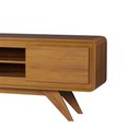 Ver imagem 5 de Rack TV 55 pol 150cm Orgânico 2 Portas Cecy Nature Z56 - Mpozenato