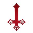Ver imagem 1 de Cruz Invertida com Sigilo da Triade:vermelho