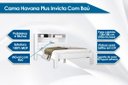 Ver imagem 2 de Cama de Casal Invicta com Baú + 2 Nichos Branco - Santos Andirá