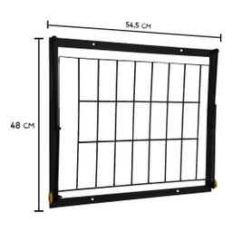 Lixeira Preta Retrátil Automática Dobrável Embutir Parede Marivent - 2