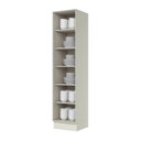 Ver imagem 5 de Cristaleira 1 Porta com Vidro Reflecta 50cm MDF Fineze Bege/Areia