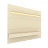 Painel para Tv até 85 Polegadas Royal 3 Gavetas 100% Mdf com Led Off White - Gelius - 2
