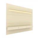 Ver imagem 2 de Painel para Tv até 85 Polegadas Royal 3 Gavetas 100% Mdf com Led Off White - Gelius