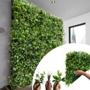 Ver imagem 6 de Kit com 22 Placas de Jardim Vertical Artificial Linha Luxo com Vegetação Densa e Aparência Natural