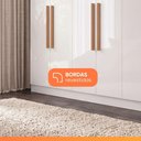 Ver imagem 3 de Guarda Roupa Casal Madrid 6 Portas de Bater 2 Gavetas MDP Branco Maxel Móveis