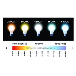 Kit 5x Lâmpadas Bulbo Led 9w Bivolt Branco Frio - Elgin - 5