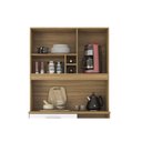Ver imagem 3 de Kit de Cozinha Compacta Malta 4 Portas e 1 Gaveta 91cm Avena/grafito - Demóbile
