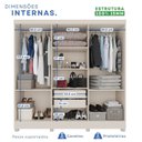 Ver imagem 5 de Guarda-Roupa Casal 6 Portas e 2 Gavetas Safira Off White/Arenas