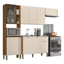 Ver imagem 1 de Cozinha Compacta Vert Plus com Balcão para Pia Freijó Soft - Kits Paraná