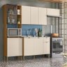 Cozinha Compacta Vert Plus com Balcão para Pia Freijó Soft - Kits Paraná - 4